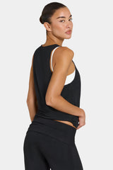 ButterCloud™ Slouchy Tank Top in Black