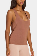 ButterCloud™ Slouchy Tank Top in Cocoa