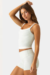 Soft Active Double-Layer Tank Top in Matcha Meadow