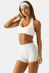Soft Active Reversible Sports Bra in Matcha Meadow