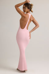 Modal Racerback Maxi Dress in Candyfloss Pink