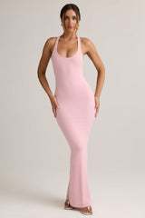Modal Racerback Maxi Dress in Candyfloss Pink