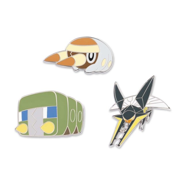 Grubbin, Charjabug & Vikavolt Pokémon Pins (3-Pack)