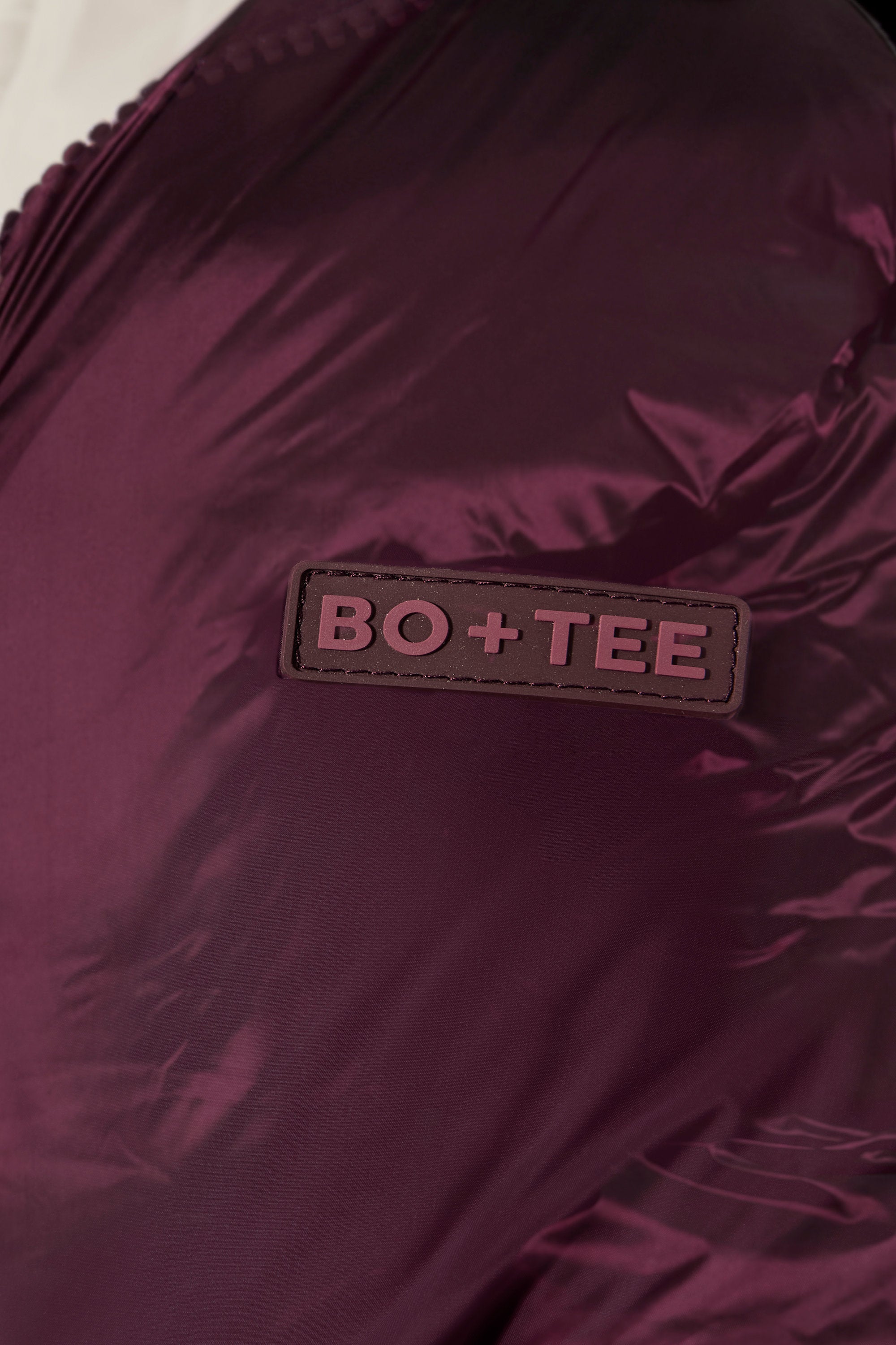Waterproof Belted Layered Ski Suit in Burgundy