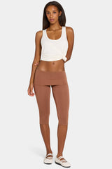 ButterCloud™ Capri Leggings in Cocoa