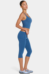 ButterCloud™ Capri Leggings in Marine