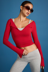ButterCloud™ Long-Sleeve Top in Chilli