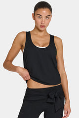 ButterCloud™ Slouchy Tank Top in Black