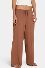 ButterCloud™ Tie-Waist Wide-Leg Trousers in Cocoa