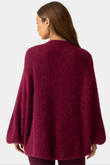 Soft Knit Cardigan in Burgundy
