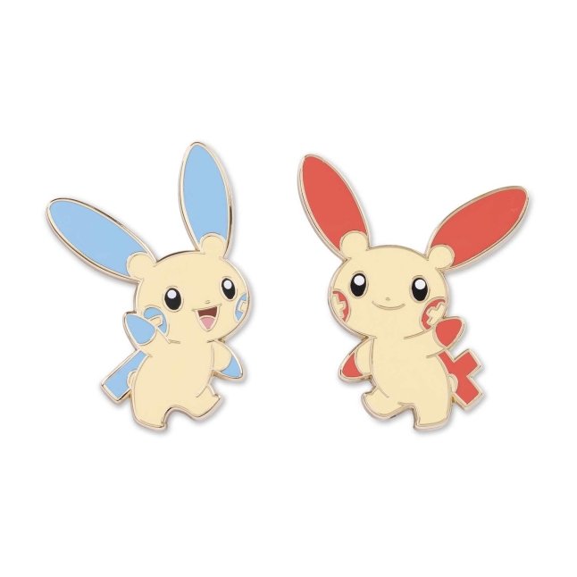 Plusle & Minun Pokémon Pins (2-Pack)
